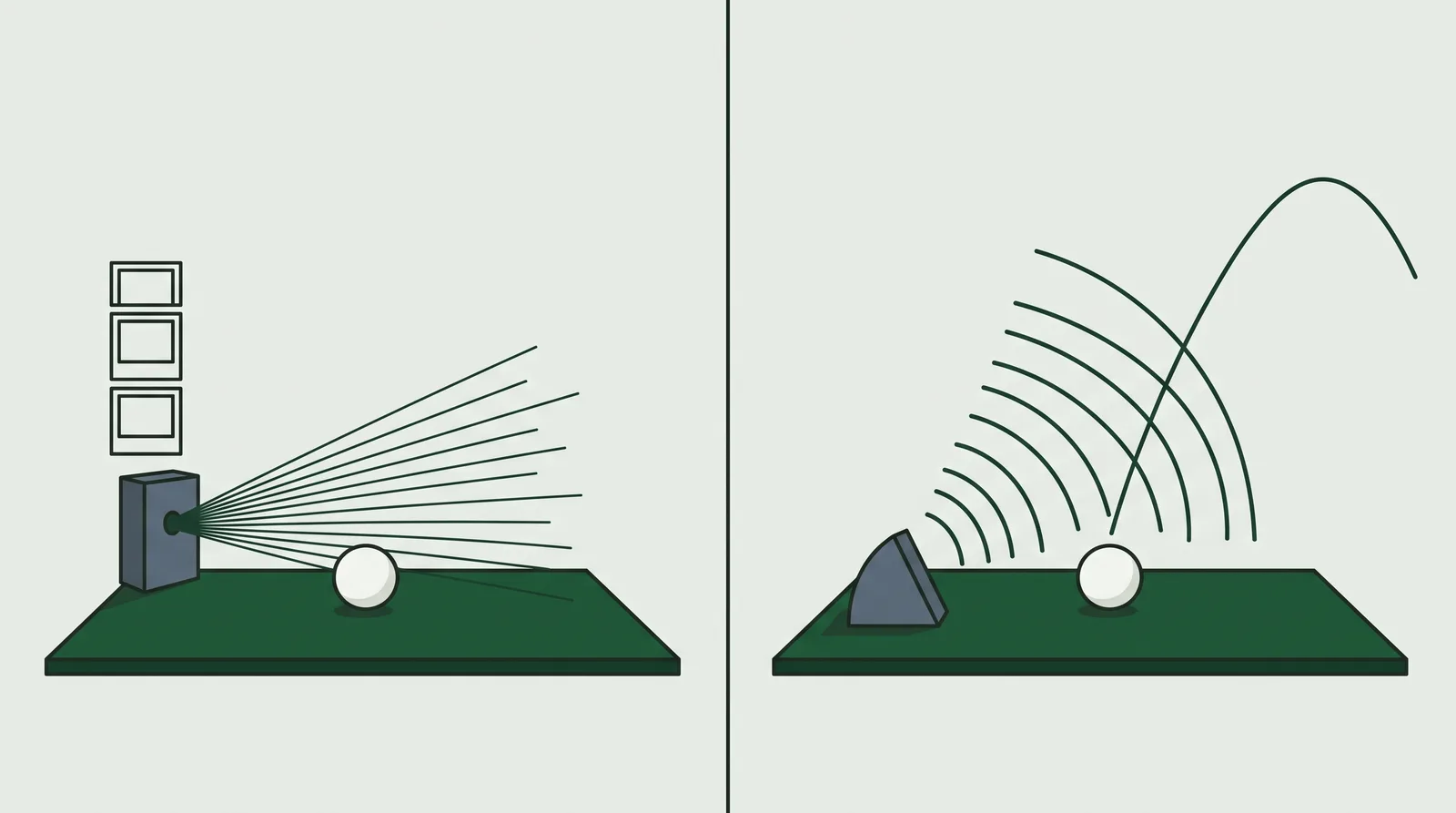 How each sensor reads the shot