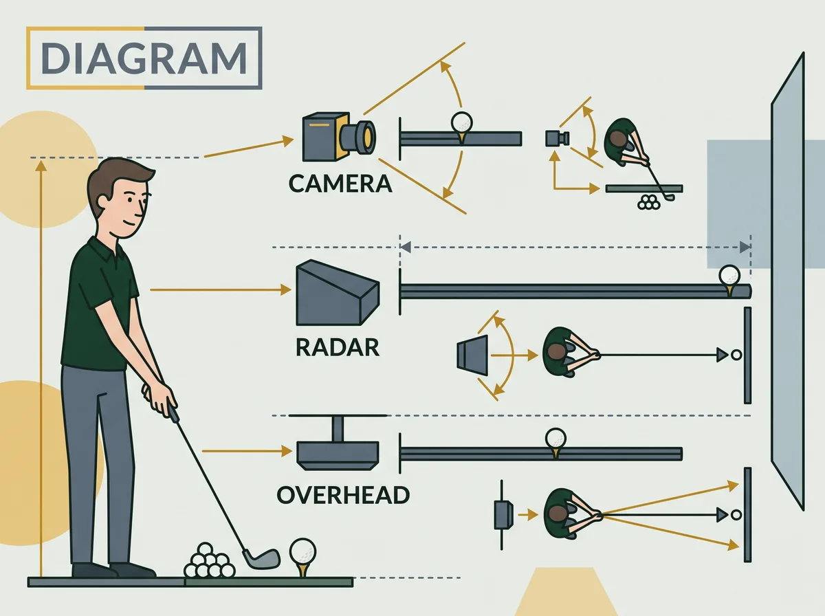 How much roll each sensor type needs to register a putt