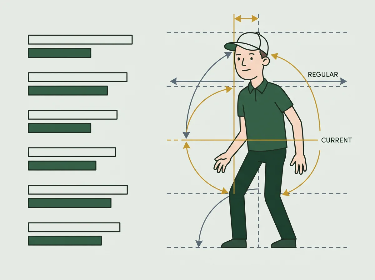 Current prices against regular prices across six products
