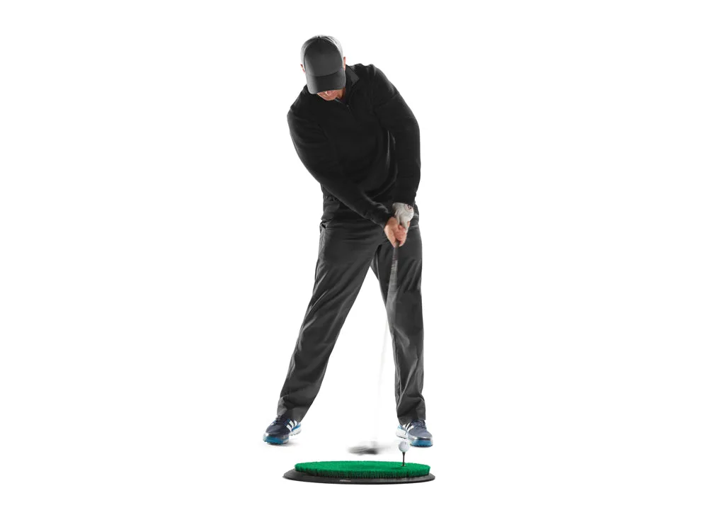 Fiberbuilt Flight Deck hitting mat, oval strike zone