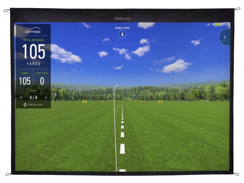 GoSports Golf Simulator Impact Screen impact screen