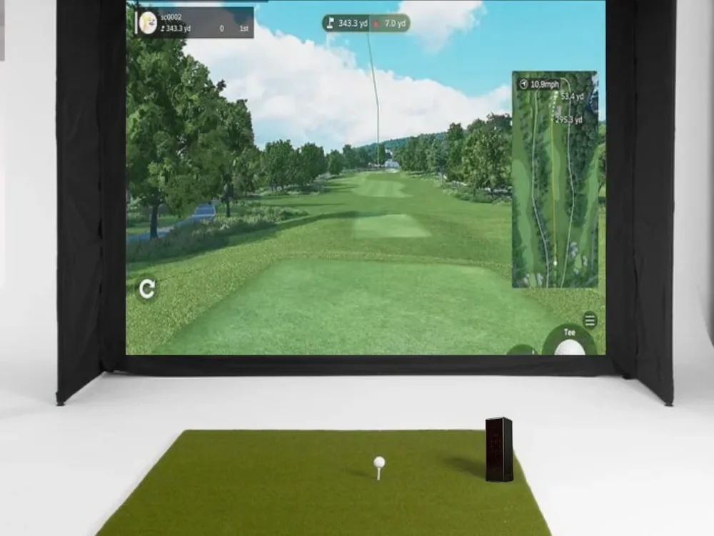 Square Golf EasySim Full Package camera, floor
