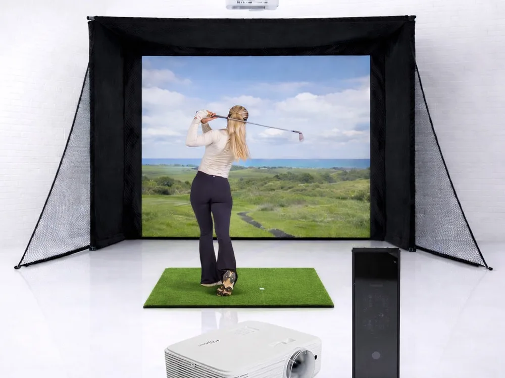 Square Golf SimBox Full Package camera, floor
